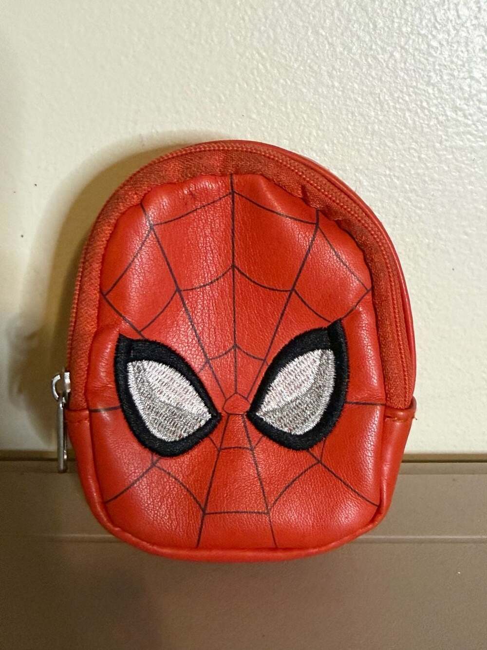 Marvel Spider-Man Keychain Zippered Pouch Bag